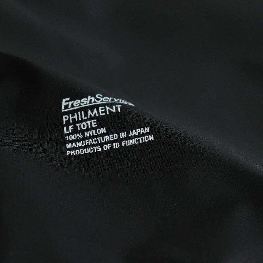 PHILMENT × FRESHSERVICE LF TOTE #BLACK [FSW-22-AC_129] _