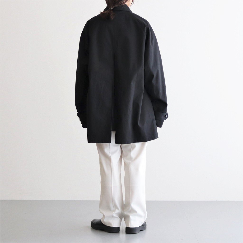 stein / OVERSIZED BALMACAAN HALF COAT BLACK