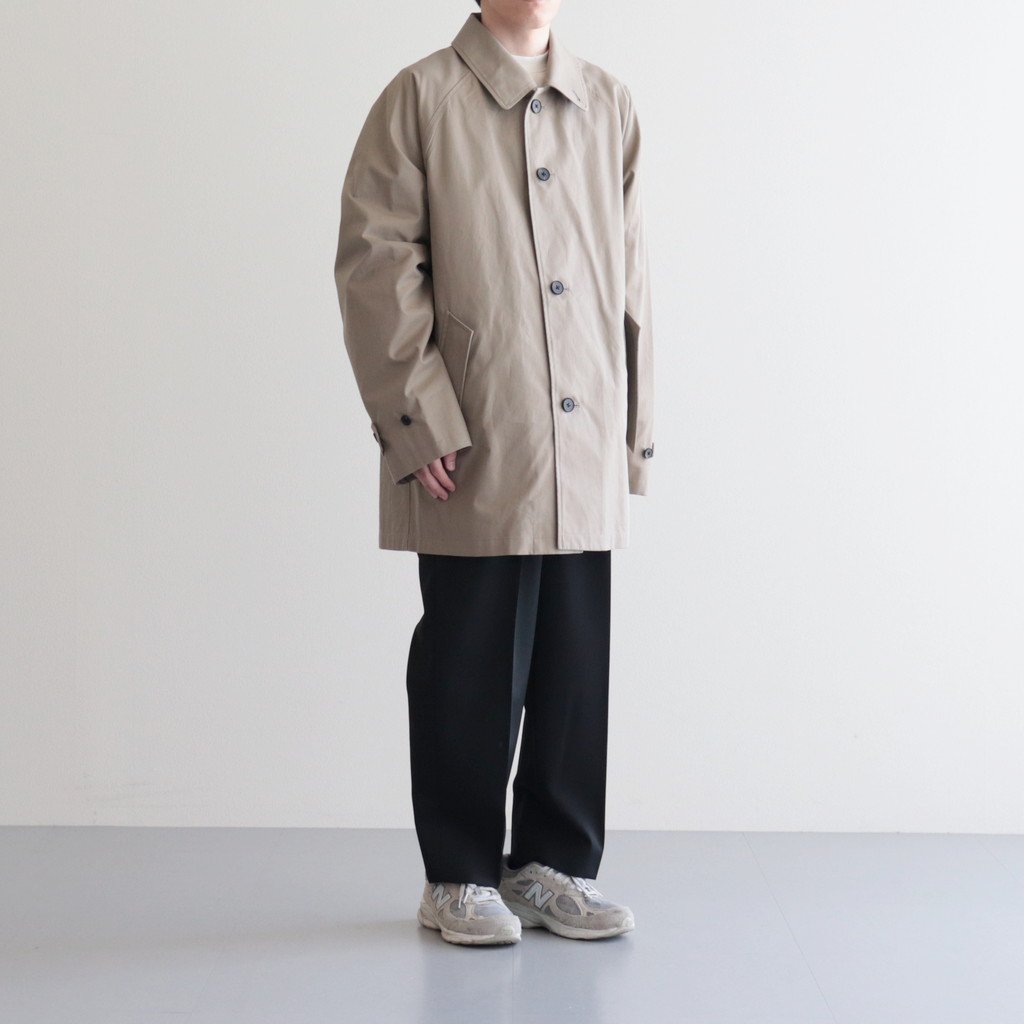 stein / OVERSIZED BALMACAAN HALF COAT BEIGE