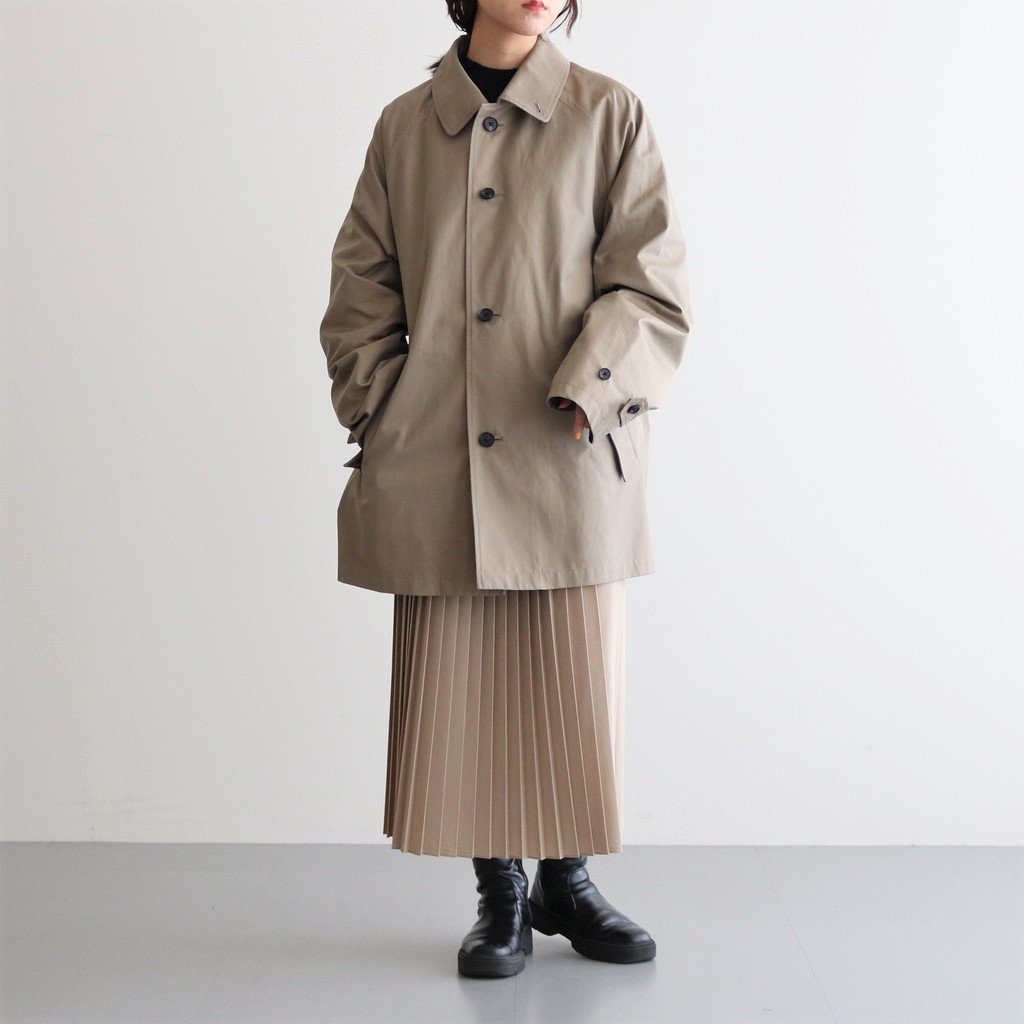 stein / OVERSIZED BALMACAAN HALF COAT BEIGE