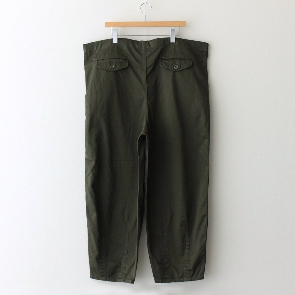 Graphpaper / SUVIN HERRINGBONE PARACHUTE PANTS KHAKI