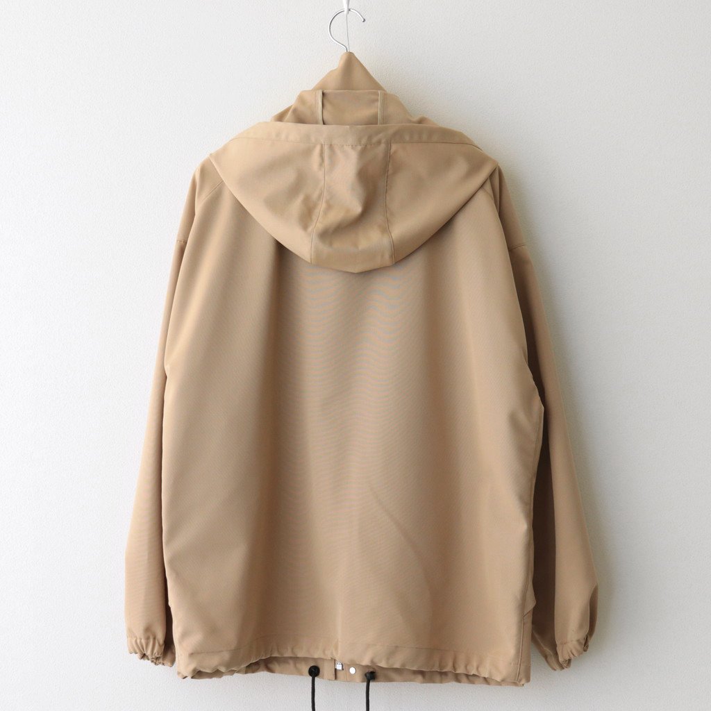 WOOL MAX CANVAS HOODED BLOUSON #LIGHT BEIGE [A23SB02WC] _ AURALEE