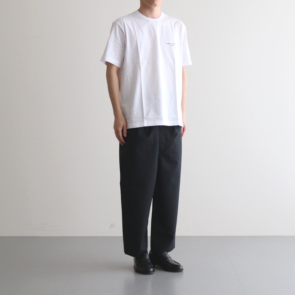 綿天竺 製品プリント S/S T-SHIRT #WHITE [HK-T009-051] _ COMME des