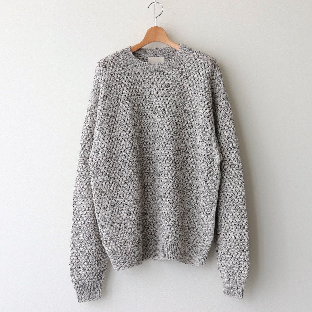 YOKE MESH CREWNECK KNIT AURALEE