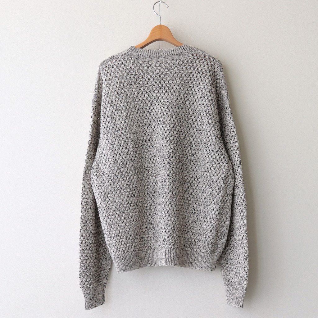 YOKE MESH CREWNECK KNIT AURALEE