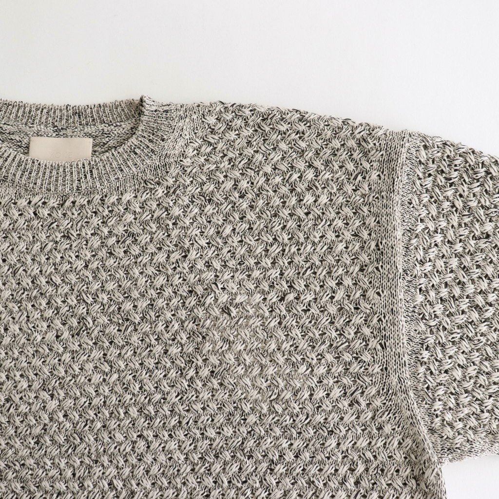 YOKE MESH CREWNECK KNIT AURALEE