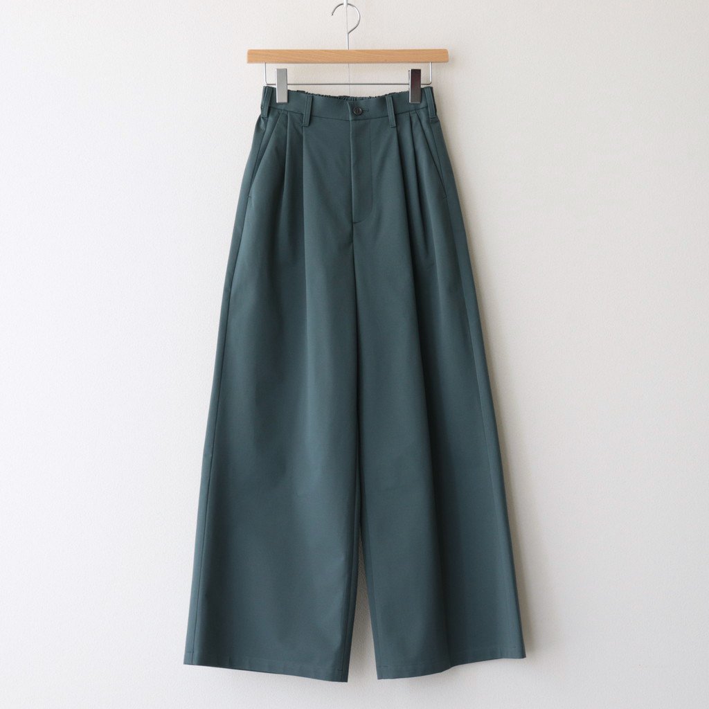 Graphpaper / HIGH GAUGE JERSEY EASY WIDE PANTS DARK SLATE