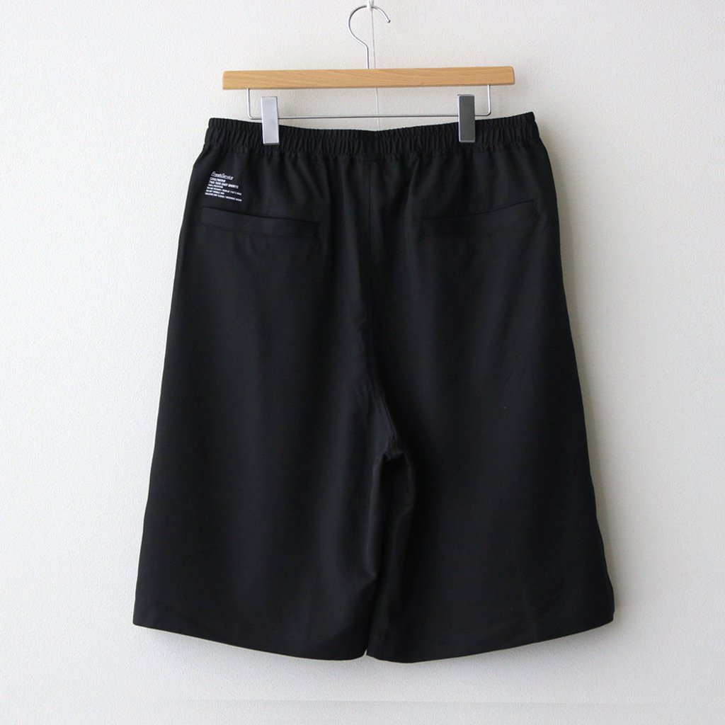 COOLFIBER TWO TUCK EASY SHORTS #BLACK [FSW-23-PT_112] _