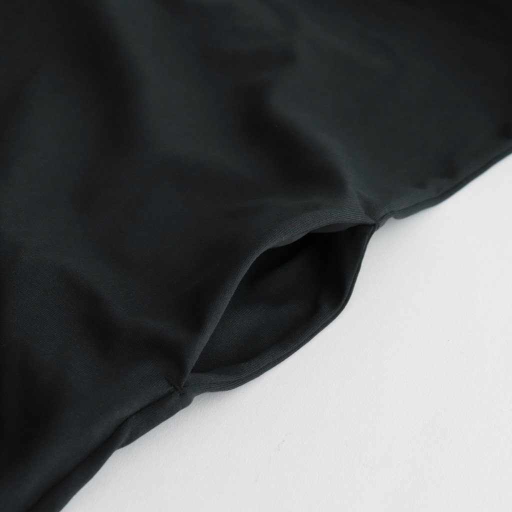 Graphpaper / FINE COTTON MOCK NECK BIG SLEEVE DRESS BLACK