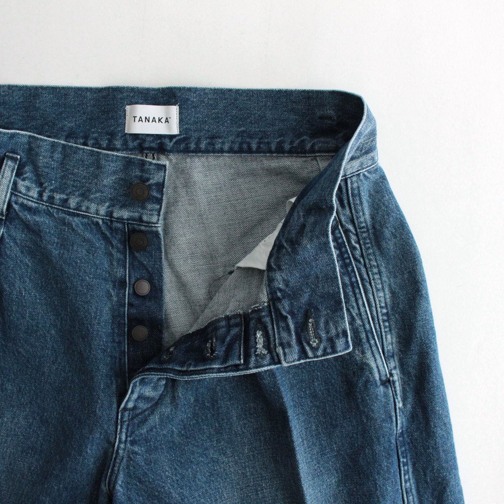 THE WIDE JEAN TROUSERS #VINTAGE BLUE [ST-108] _ TANAKA | タナカ