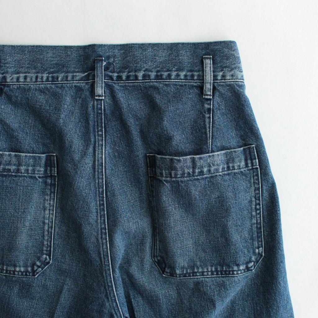 THE WIDE JEAN TROUSERS #VINTAGE BLUE [ST-108] _ TANAKA | タナカ