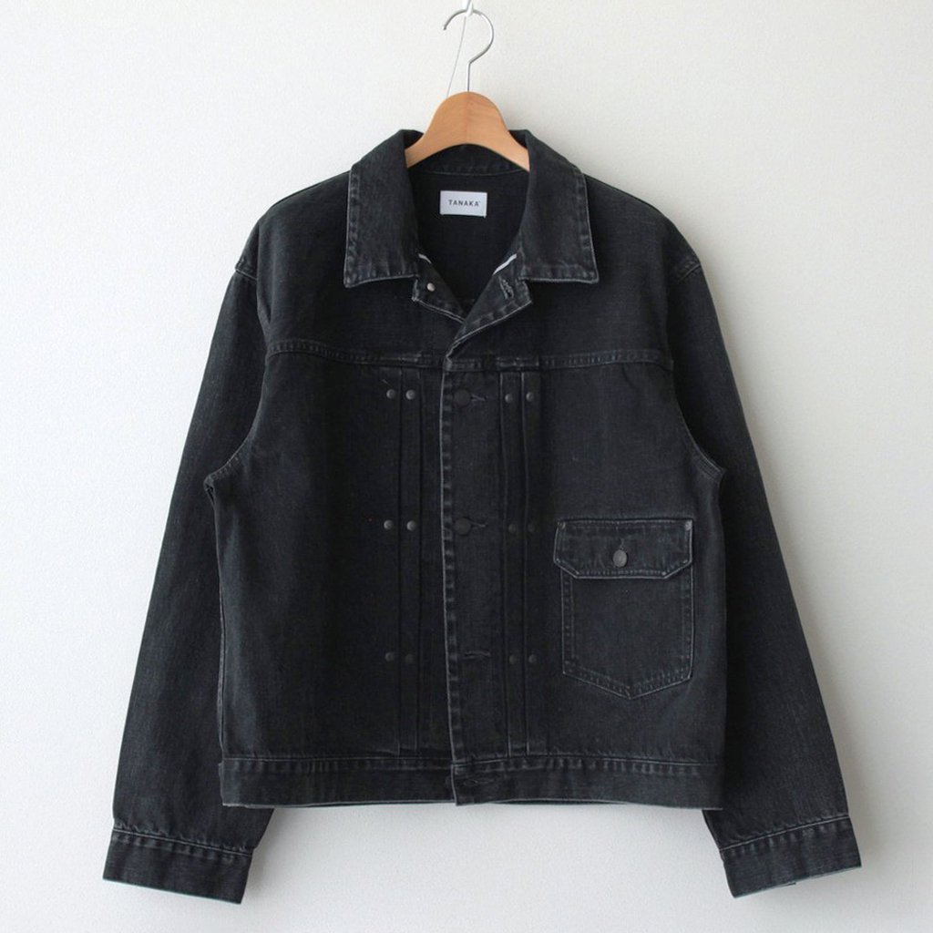 TANAKA / NEW CLASSIC JEAN JACKET BLACK SELVEDGE