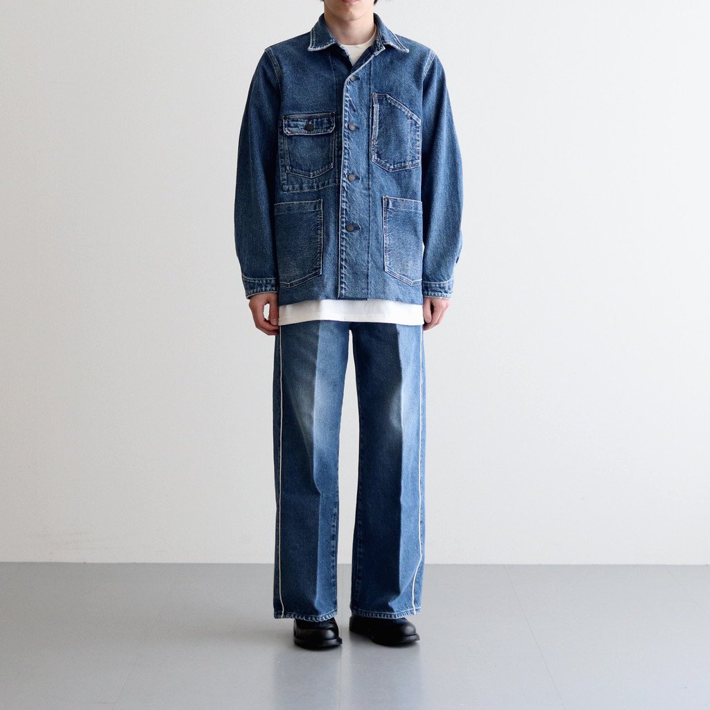 THE WORK JEAN JACKET #VINTAGE BLUE [ST-127] _ TANAKA | タナカ