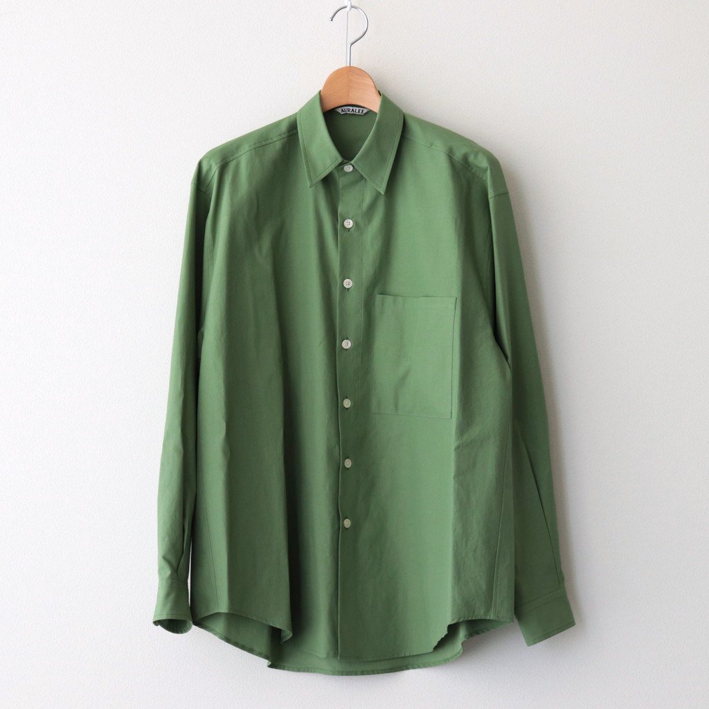 常田大希着】AURALEE WASHED FINX TWILL SHIRTS-eastgate.mk