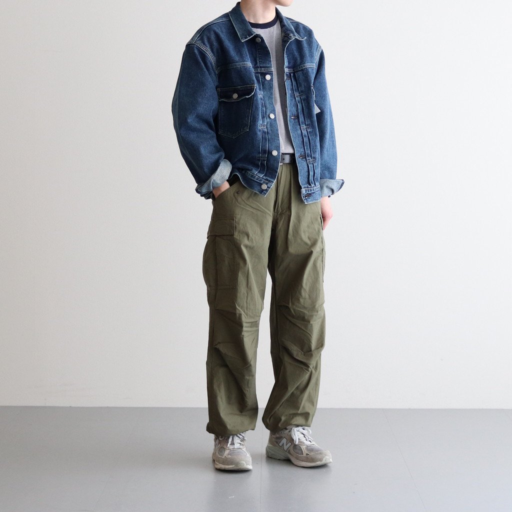 YAECA / M-51 FIELD PANTS OLIVE POPLIN