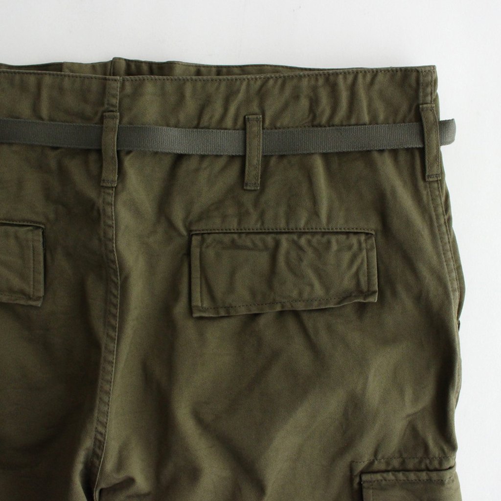 綿ウエポン 製品染 CARGO PANTS #KHAKI [HK-P021-051] _ COMME des