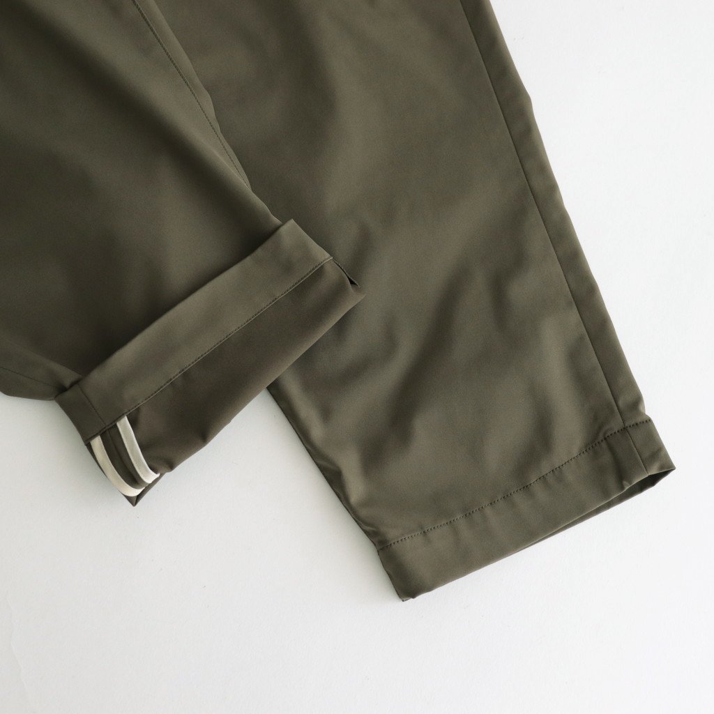 FIRMUM / FCYLPT｜ソロテックス・ハイカウント ツイル シリンダーパンツ OLIVE