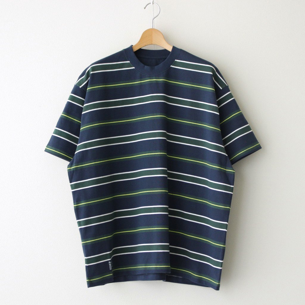 MULTI BORDER S/S TEE #GREEN [FSW-23-TE_158] _ FreshService