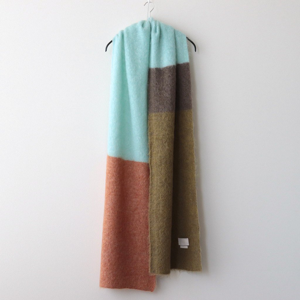 YOKE - yoke MOHAIR BORDER LONG STOLE 22aw マフラーの+spbgp44.ru