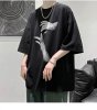 韓国 メンズ ハンド 半袖 Tシャツ モード デザイン