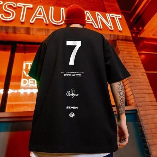 メンズ 7 セブン Tシャツ オーバーサイズ ビッグシルエット コットン