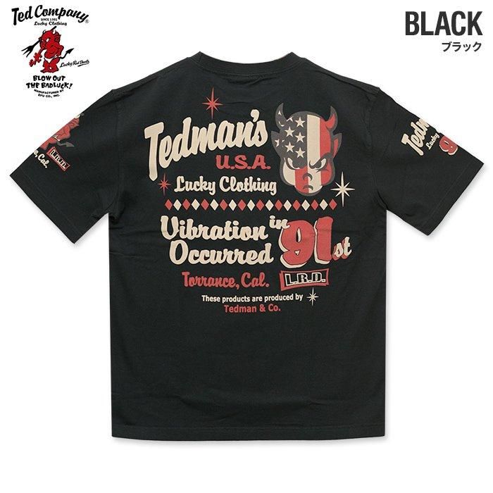 TEDMAN TEDCOMPANY 抜染Tシャツ 『アメリカン・ポップ』
