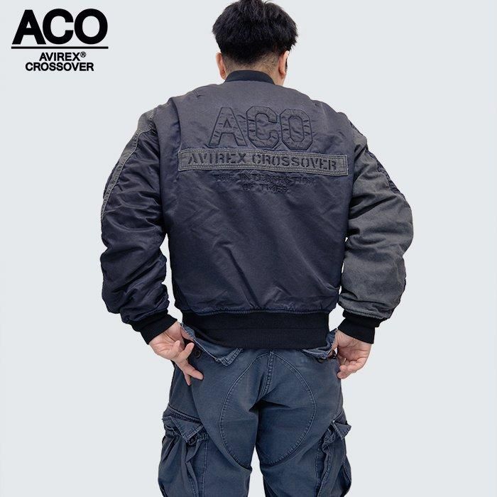 AVIREX CROSSOVER FADED MA-1 CUSTOM アヴィレックス クロスオーバー