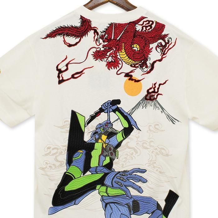 EVANGELION×錦 初号機 vs 赤龍 半袖 Tシャツ