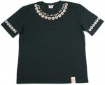 【爆烈爛漫娘】梵字半袖Tシャツ　RMT-246　ブラック/ホワイト