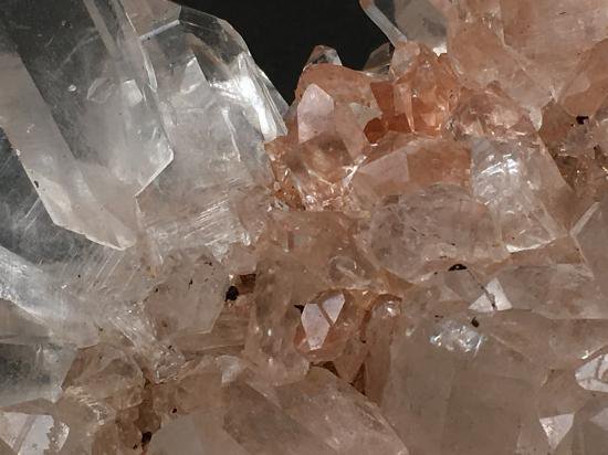 ピンク　水晶　クラスター　原石