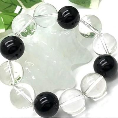 希少！大玉!!モリオン水晶混ブレスレット
