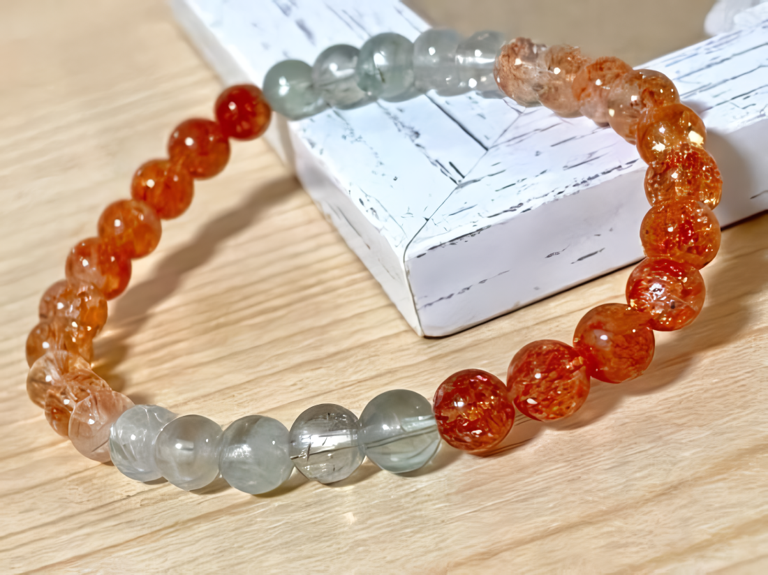 アルーシャサンストーン ブレスレット | 高品質 6mm - 高品質天然石の