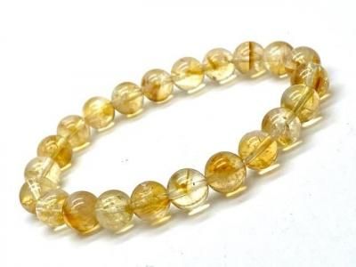 シトリン 8mm ブレスレット | 天然石 パワーストーン - 高品質