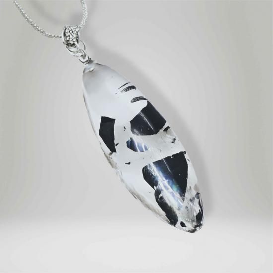 ヘマタイトインクォーツ|ペンダントトップ - 高品質天然石の