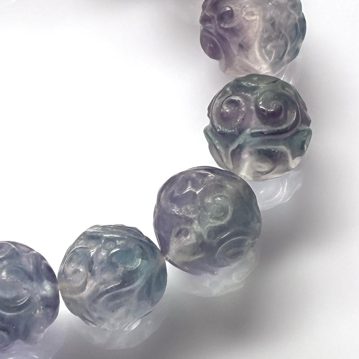 フローライト ブレスレット | ハンドメイド 天然石 - 高品質天然石の