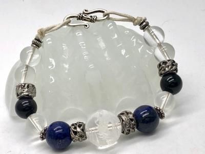 天然石 青龍彫 水晶 ラピスラズリ オブシディアン ワックスコード ブレスレット 天然石アクセサリーのお店 Fairy Stone 天然石 青龍彫 水晶 ラピスラズリ オブシディアン ワックスコード ブレスレット 天然石アクセサリーのお店 Fairy Stone