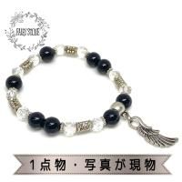 チャーム付ブレスレット - 高品質天然石のハンドメイドアクセサリー