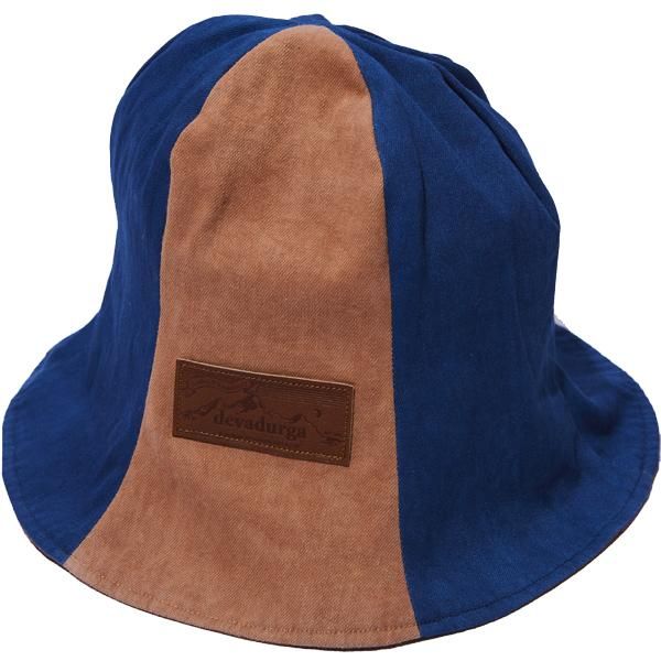 泥染」「藍染」で構成されたチューリップハット｜アウトドア通販