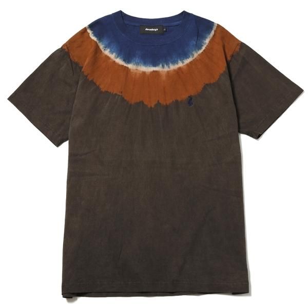 DEVADURGA ( デヴァドゥルガ ) 半袖　泥染シャツ devadurga メンズ tシャツ 泥染め 藍染め BLEED CUT SEW 全1色