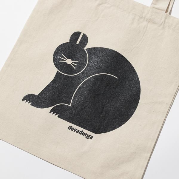 ◆Valluat◆ DELLUA BAG BLACK [正規品/関税込] KUROUSAGI FLAT BAG｜devadurga(デヴァドゥルガ)公式通販