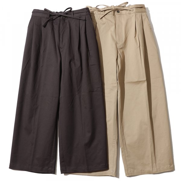 NESSE WIDE CHINO PANTS｜devadurga(デヴァドゥルガ)公式通販