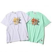 devadurga メンズ tシャツ 泥染め 藍染め BLEED CUT SEW 全1色