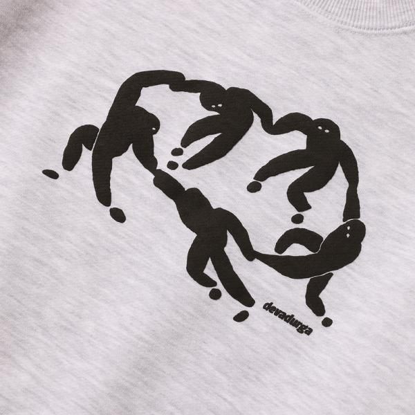 devadurga dg-1358 SWEAT デヴァドゥルガ　スウェットXL devadurga/デヴァドゥルガ DUSK NIGHT WIDE SWEAT (MENS