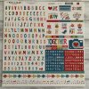[Echo Park Paper] Fine & Dandy Cardstock Stickers 12 (Alpha) 