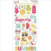 [Simple Stories] Sunshine & Happiness Chipboard Stickers 6x12 