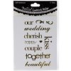 <img class='new_mark_img1' src='https://img.shop-pro.jp/img/new/icons13.gif' style='border:none;display:inline;margin:0px;padding:0px;width:auto;' />Bella! Wedding Words Cardstock Stickers 11