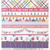 <img class='new_mark_img1' src='https://img.shop-pro.jp/img/new/icons13.gif' style='border:none;display:inline;margin:0px;padding:0px;width:auto;' />Echo Park Paper Happy Birthday Girl ダブルサイドカードストック 12インチ (Border Strips)