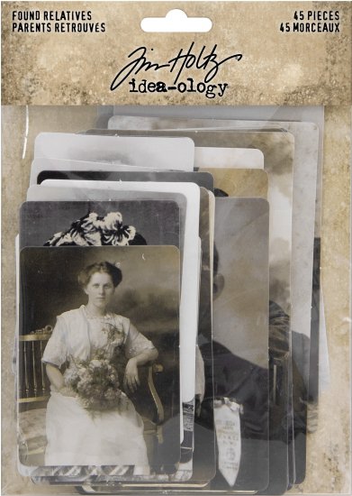 <img class='new_mark_img1' src='https://img.shop-pro.jp/img/new/icons57.gif' style='border:none;display:inline;margin:0px;padding:0px;width:auto;' />Tim Holtz Idea-Ology Found Relative Vintage Portraits 45ԡ