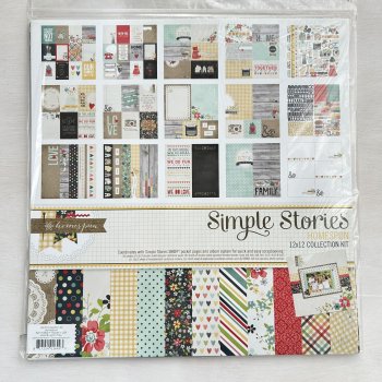 <img class='new_mark_img1' src='https://img.shop-pro.jp/img/new/icons13.gif' style='border:none;display:inline;margin:0px;padding:0px;width:auto;' />Simple Stories Collection Kit 12 (Homespun)