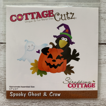 <img class='new_mark_img1' src='https://img.shop-pro.jp/img/new/icons13.gif' style='border:none;display:inline;margin:0px;padding:0px;width:auto;' />CottageCutz Dies (Spooky Ghost & Crow 3.7